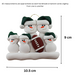 Football Snowmen Family of 5 Ornament Ornamentopia