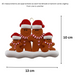 Gingerbread Family of 4 Ornament Ornamentopia