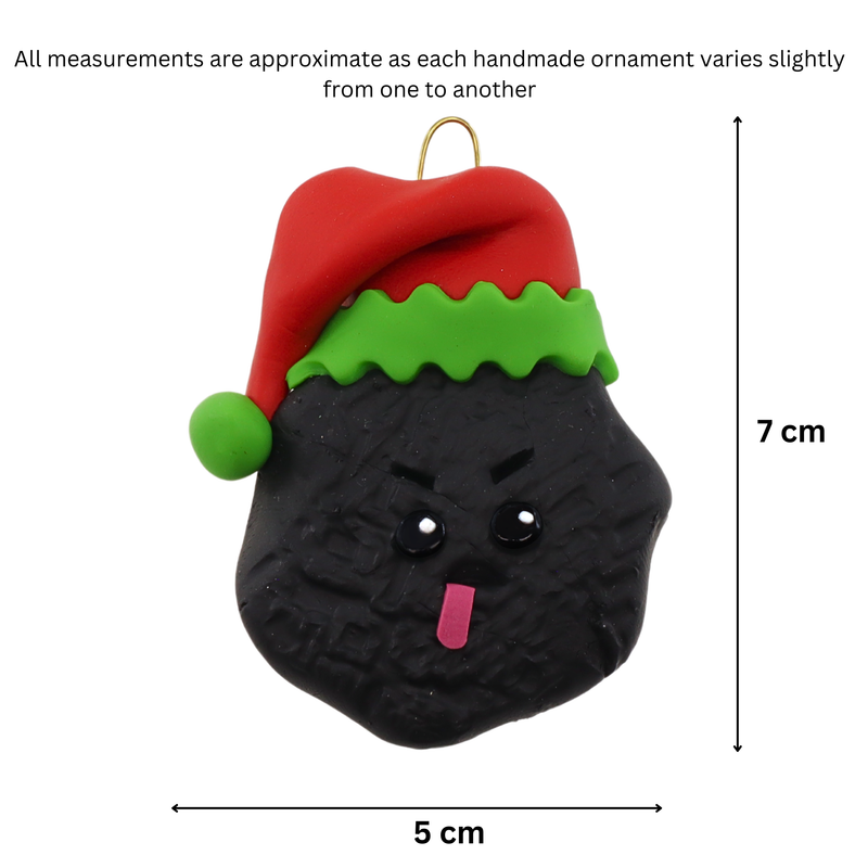 Lump of Coal Christmas Ornament