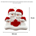 Maple Leaf Snowmen Family of 4 Ornament Ornamentopia