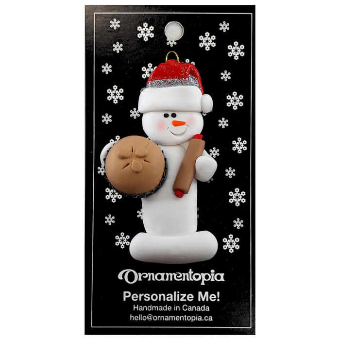 Snowman Baker Ornament