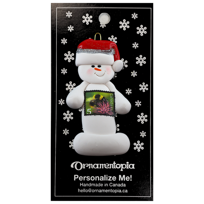 Snowman Postal Worker Ornament