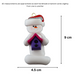 Snowman Birdwatcher Ornament Ornamentopia