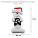 Snowman Dancer Ornament - Black Ornamentopia