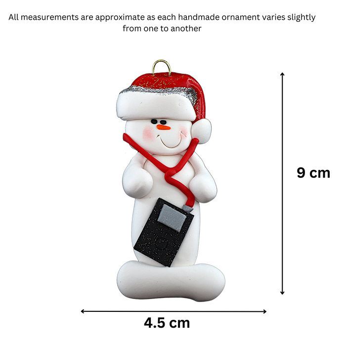 Snowman iPod Lover Ornament Ornamentopia