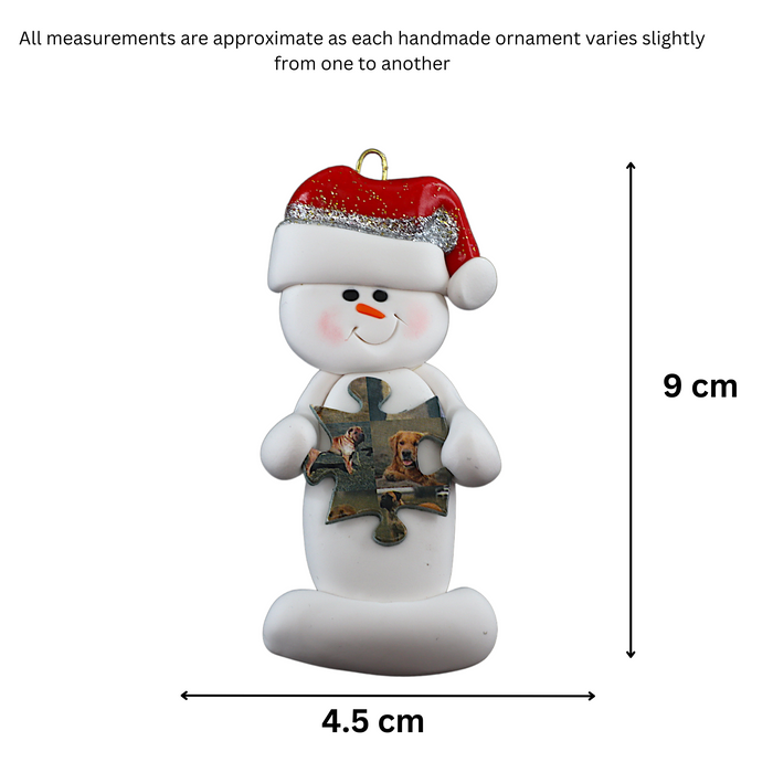 Snowman Puzzler Ornament Ornamentopia