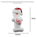 Snowman Rugby Player Ornament Ornamentopia