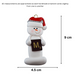 Snowman Scrabble Player Ornament Ornamentopia