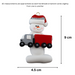 Snowman Trucker Ornament Ornamentopia