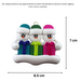 Present Snowmen Family of 3 Ornament Ornamentopia