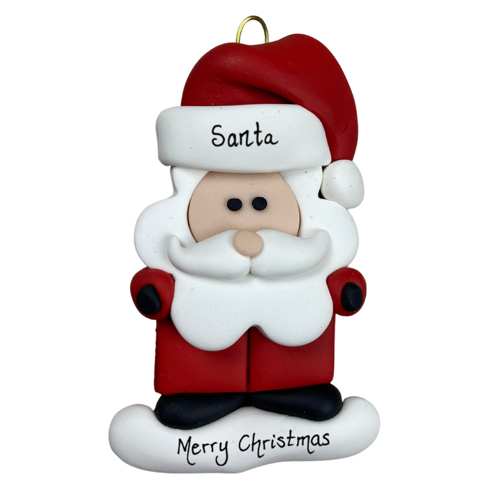 Holiday Santa Ornament