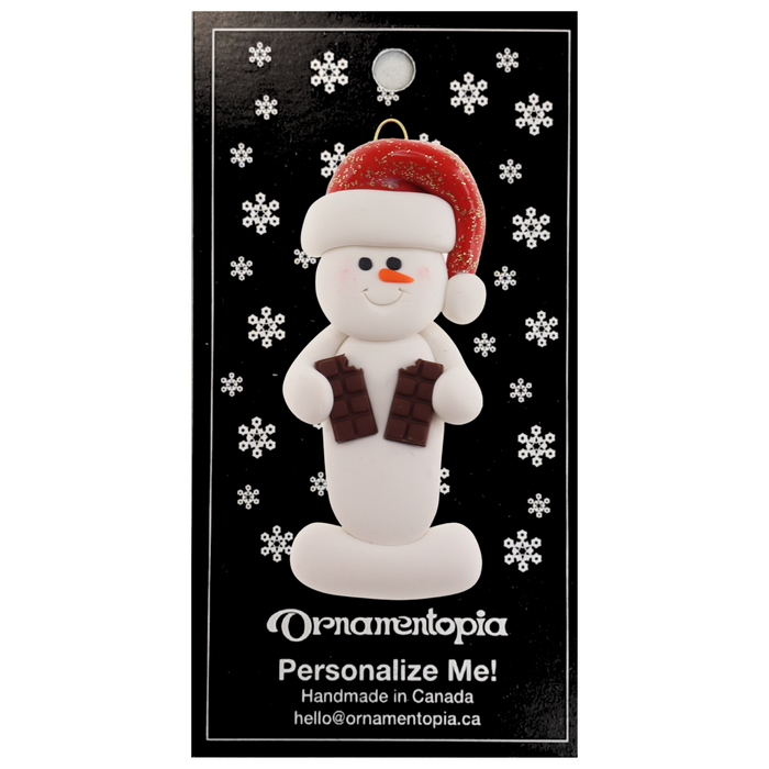 Snowman Chocolate Lover Ornament