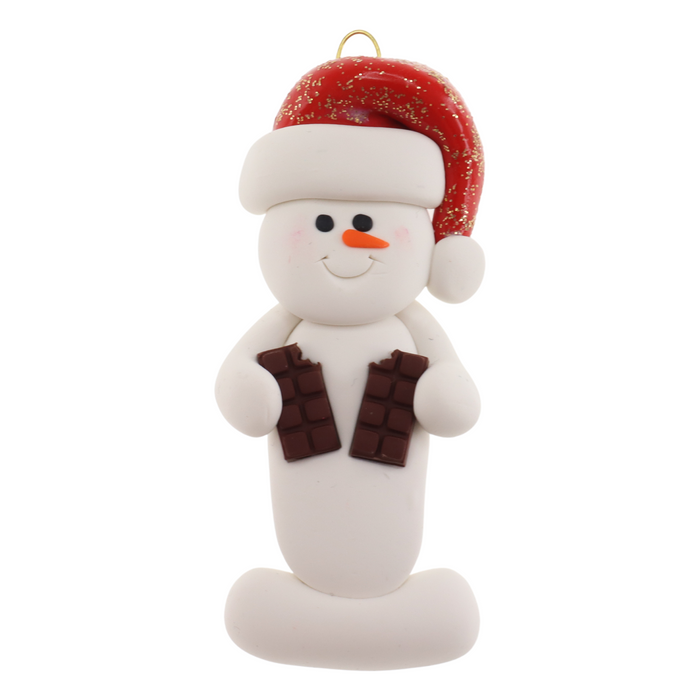 Snowman Chocolate Lover Ornament