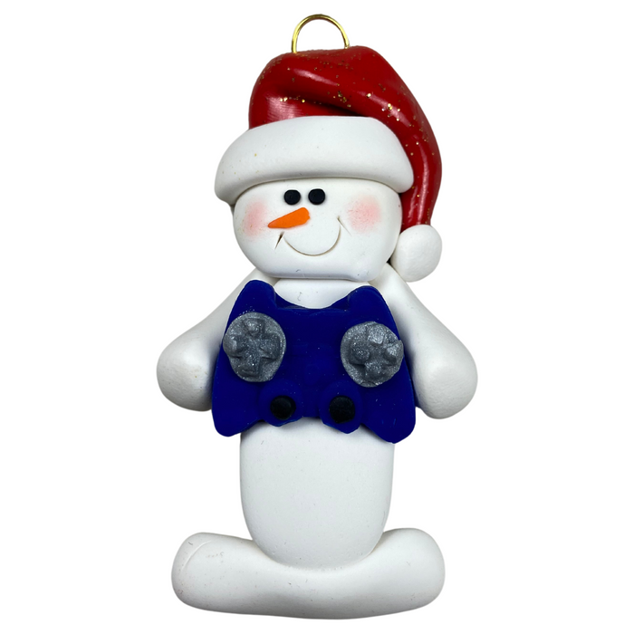 Snowman Gamer Ornament