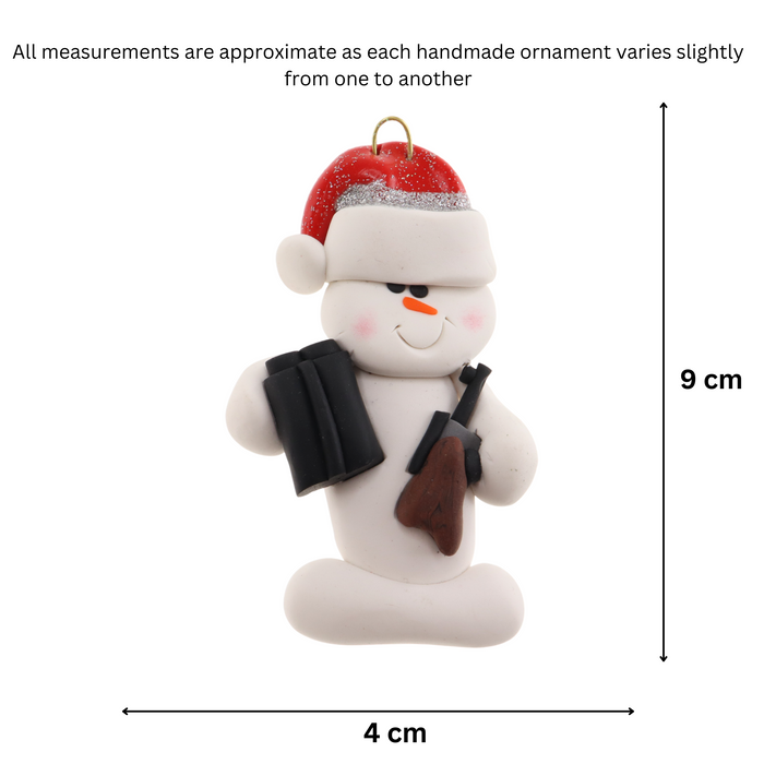 Snowman Hunter Ornament