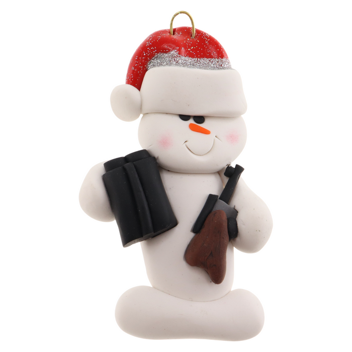 Snowman Hunter Ornament