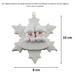 Snowflake Family of 2 Ornament Ornamentopia