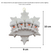 Snowflake Family of 4 Ornament Ornamentopia