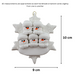 Snowflake Family of 5 Ornament Ornamentopia